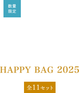 数量限定 1/15（水）まで 福袋 HAPPY BAG 2025 全11セット