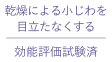 乾燥による小じわを目立たなくする/効能評価試験済