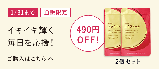 【1/31まで】【通販限定】 イキイキ輝く毎日を応援！ 490円OFF！ 2個セット ご購入はこちら