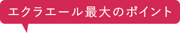 エクラエール最大のポイント